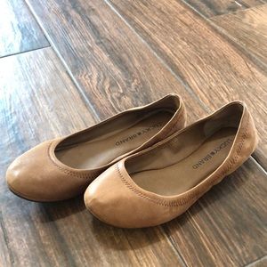 Tan Lucky Brand Emmie Flats
